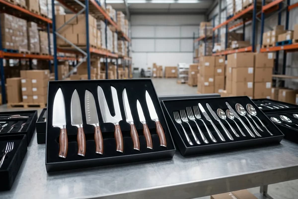 Столовые приборы и поварские ножи